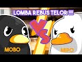 Mobo sama Mipo adu jago rebus telor !!! 🐧🦆