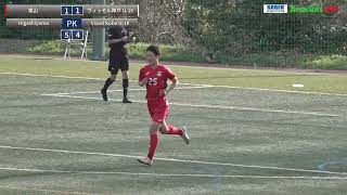 【SANIX CUP 2023】15日予選リーグ　PK戦　東山 vs ヴィッセル神戸U-18　  サニックス杯ユースサッカー大会2023 スタメンURL概要欄掲載