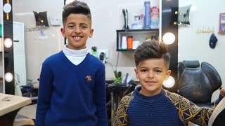 اخذنا يوسف وعبودي للحلاق !! BARBER SHOP