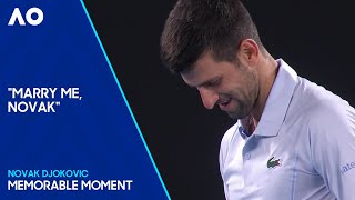 Fan Asks Novak Djokovic to Marry Him! | Australian Open 2024