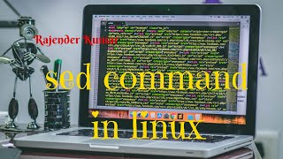 SED command in unix/linux os