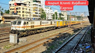 12954 August Kranti Rajdhani Express Going Towards Mumbai Central.