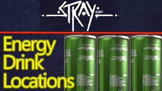 Stray energy drink can locations, all 4 energy drink speed 2k