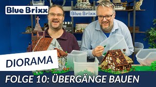 Wir bauen ein Mittelalter-Diorama - Folge 10: Bau der Übergänge zwischen Häusern, Wegen, Landschaft!