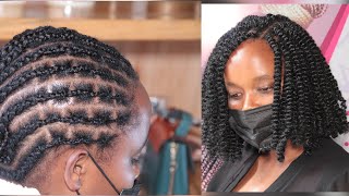 Gusuka passion twist (Uburyo bushya ukoresha Crochet) //NEW METHOD (Crochet passion twist)