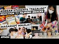 KOREAN STUDENTS TRYING FILIPINO SNACKS AND SPEAKING TAGALOG FOR THE FIRST TIME!