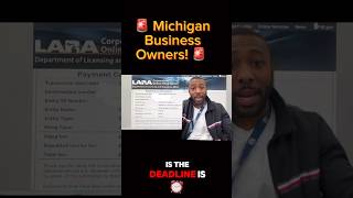 Michigan Business Owners! Don't forget to file your Annual Statement to keep your LLC in good standi