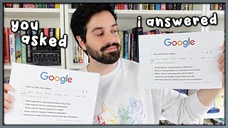 Dramatic Booktuber Answers the Web’s Most Searched Questions 😲 Q&A 2022