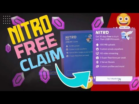 How To Claim Free Nitro Boost 1 Month By Using Card Nitro New 2024