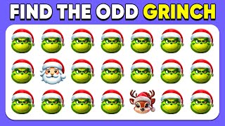 Find the ODD One Out - Christmas Edition 🎅🎁⛄️ | Easy, Medium, Hard | Emoji Quiz