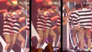 150618 EXO 엠카운트다운 MPD직캠_LOVE ME RIGHT (찬열+시우민+세훈) James LgPilkington