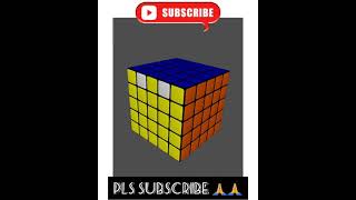 MAKING ' SMALL 4T' PATTERN ON A 5×5 RUBIK'S CUBE #shorts #rubikscube #subscribe #1ksubs #1k #cube###