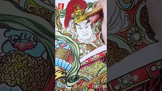 【國畫墨韻】門神～秦瓊(44)｜沐智 李愚MUZHILIY