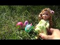 Elsa and Anna toddlers new Easter egg hunt
