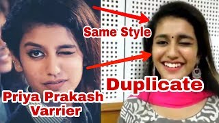 Be Careful Duplicate Of Priya Prakash Varrier