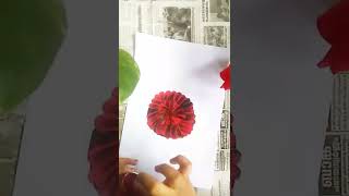 വിരൽ കൊണ്ടൊരു flower വരച്ചാലോ 🏵️#shorts #viral #fingerpainting