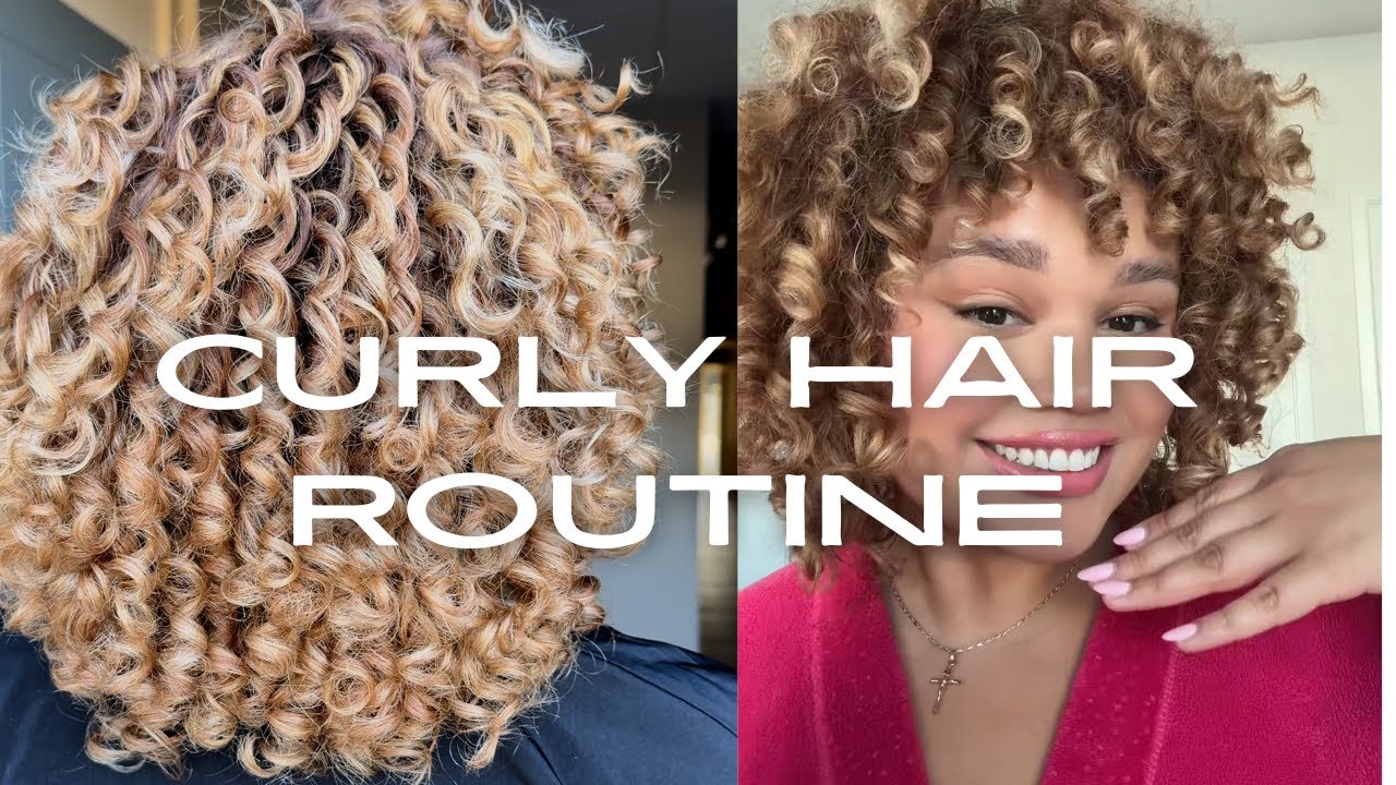 Curly Hair Routine Youtube