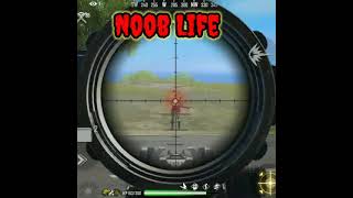 #short #freefire Free fire noob life head🌟🌟🌟