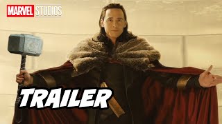 Loki Trailer Season 2 Announcement and Thor Marvel Easter Eggs