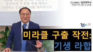 [2021.09.05] 김대영목사. 미라클 구출작전: 기생라합. 여호수아 2장 12-21절.