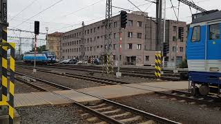 CD Class 750 - 750706 and Class 193 -193290 arriving Praha Hlavní nádraží Station on 12/09/24