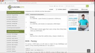 Android - JSON Parser Tutorial