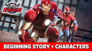 MARVEL FUTURE REVOLUTION - THE BEGINNING STORY + ALL CHARACTERS INTRO WITH GAMEPLAY