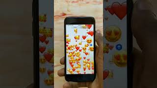 How to Send Messages Emoji Screen On iPhone#shorts