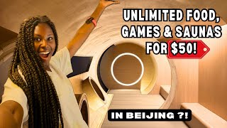 I Found a Hidden 24-Hour Spa Resort In Beijing, China | Solo Travel