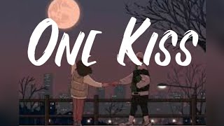 Calvin Harris, Dua Lipa - One Kiss (Lyrics Video) [one kiss is all it takes lyrics]
