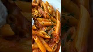 Penne Arrabiata Pasta |Red Sauce made #shorts