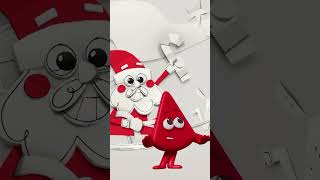 🔴 Colourblock Red Decorates the Christmas Tree 🎄 | Colours for Kids | @colourblocks