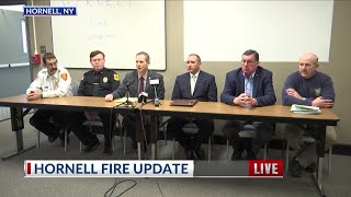 Hornell Fire Update Press Conference