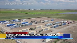 Compute North to withdrawal permit application for Pitt County