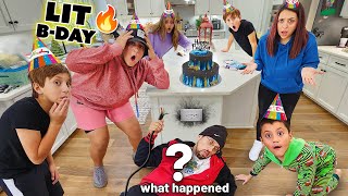 Almost Died on Mike's Birthday!  His B-day was LIT ... on Fire lol (FUNnel Vision Vlog)