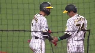 2019年 3月29日　阪神対ヤクルト　11回裏　鳥谷選手三塁打