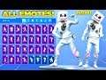 *NEW* MARSHMELLO SKIN SHOWCASE WITH ALL FORTNITE DANCES & NEW EMOTES! (Fortnite Season 7 Skin)