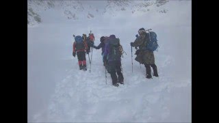 2016年２月６日厳冬期の中央アルプス千畳敷から登山