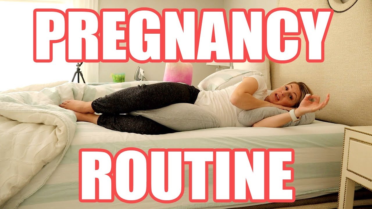 Pregnant Night Time Routine 16 Week Bumpdate - YouTube