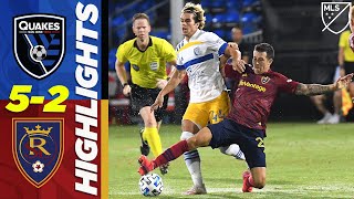 San Jose Earthquakes 5-2 Real Salt Lake | SEVEN Goals and a Red Card! | MLS HIGHLIGHTS