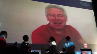 Adam Clayton's Surprise Skype Call at U240-Cleveland