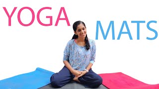 Yoga Mats | Best Yoga Mat to Use | Different types of Yoga Mats | Yogalates with Rashmi
