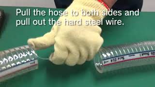 【Resistant to bending and collapse】How to cut a TOYOX Hose【SPRING Hose】