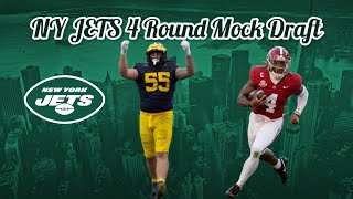 New York Jets 2025 NFL Mock Draft //4 Rounds//