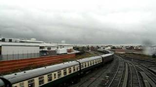 Class 66 No. 66957 - The Lancs Links arrival at Southport