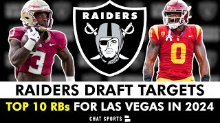 Raiders Draft Targets: Top 10 RBs Las Vegas Should Target In The 2024 NFL Draft
