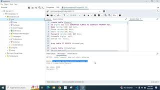 ERROR no schema has been selected to create in postgresql Solved