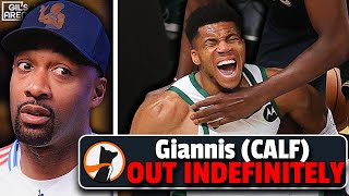 Gilbert Arenas IS SICK Over Giannis' Injury
