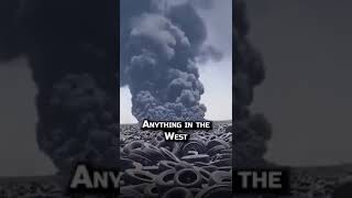 Eternal Flames: An astonishing sight of 42 million tires ablaze in Kuwait's desert