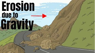 Erosion due to Gravity